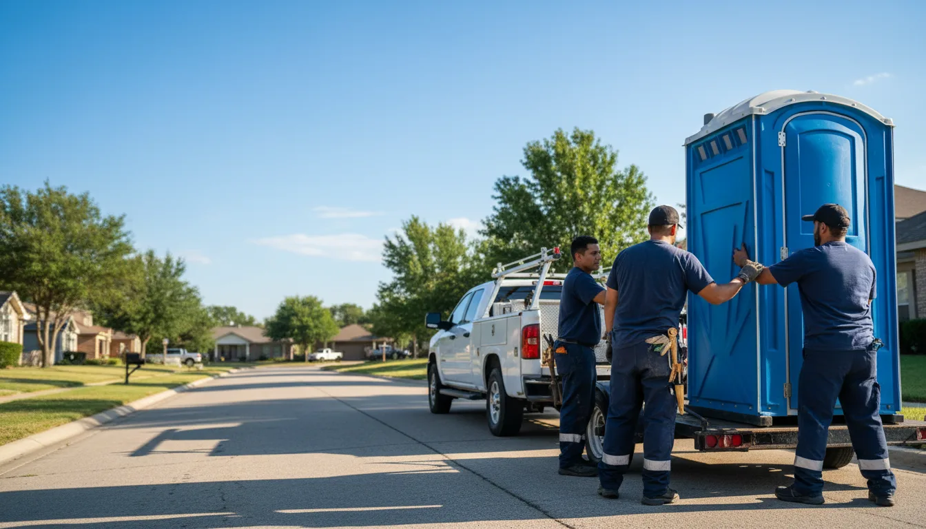 Portable Toilet Rental in Sidney, IL near me